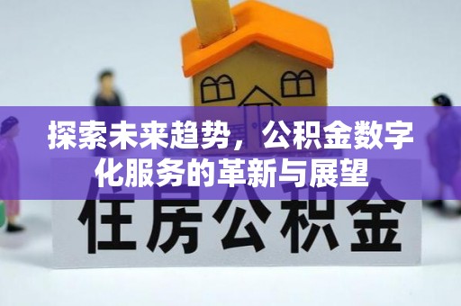 北戴河探索未来趋势，公积金数字化服务的革新与展望