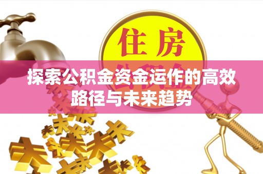北戴河探索公积金资金运作的高效路径与未来趋势