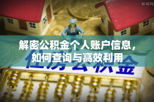北戴河解密公积金个人账户信息，如何查询与高效利用