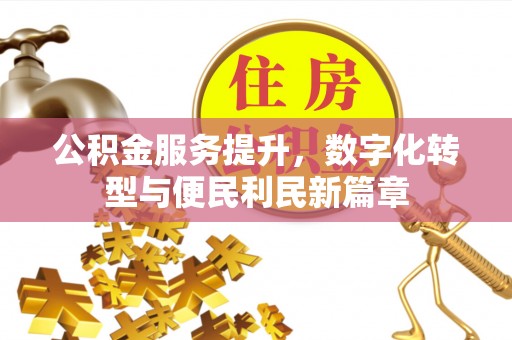北戴河公积金服务提升，数字化转型与便民利民新篇章