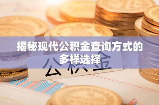 北戴河揭秘现代公积金查询方式的多样选择